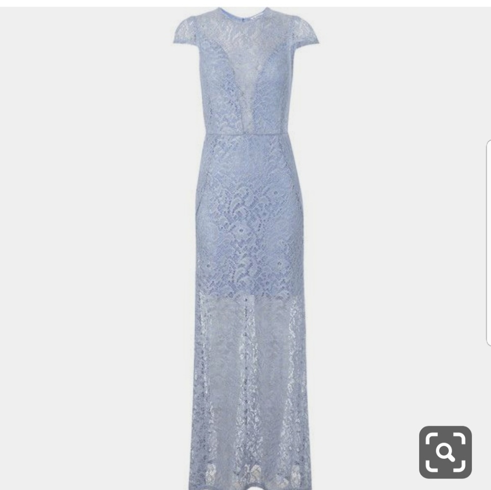Miss Selfridge Light Blue long dress size 4 or 6